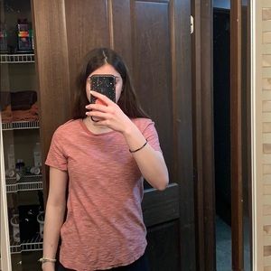 coral t-shirt from old navy